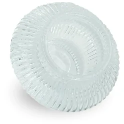 Nala glas lysestage klar 6 cm