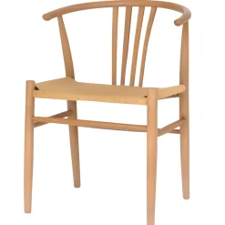 Naomi spisebordsstol i bøg med fletsæde