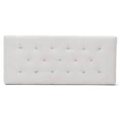 Nia sengegavl 140x63 cm i beige tekstil