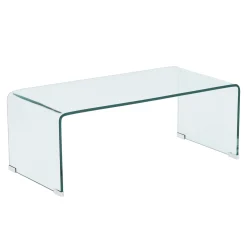 Nicole glas sofabord 95x45x35 cm