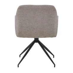 Ofelia Spisebordsstol -  Sand Med Drejefunktion 360 Grader