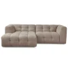 Poppy chaiselong bubble sofa sand - venstrevendt