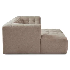 Poppy chaiselong bubble sofa sand - venstrevendt