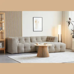 Poppy chaiselong bubble sofa sand - højrevendt