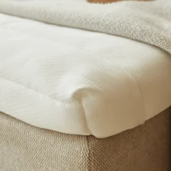 Premium Aksel hvid topmadras i memoryskum 140x200x7 cm