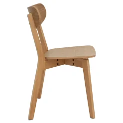 Rory spisebordsstol - Træstol i egetræsfiner