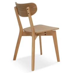 Rory spisebordsstol - Træstol i egetræsfiner