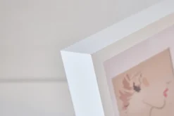 Salma dyb billedramme hvid 25x25 cm