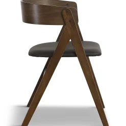 Spisebordssæt - Lewis lamel spisebord Ø120 cm med udtræk i røget egefiner + 4 x Samantha spisebordsstole i røget eg