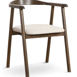 Spisebordssæt - Madelina sildebensbord 200 cm i røget egefiner + 4 x Jocelyn spisebordsstole i røget eg