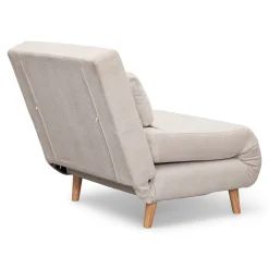 Thalia foldbar sovesofa beige tekstil