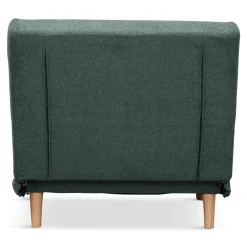Thalia foldbar sovesofa i grøn tekstil