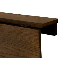 Tiago væghængt klapbord i røget eg 100x70 cm