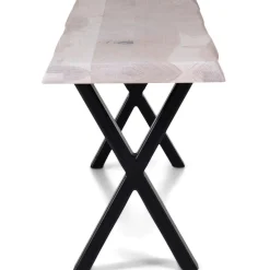 Torino spisebordsbænk - hvidolieret eg