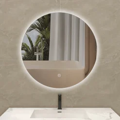 Zarah rundt spejl med LED lys 60 cm